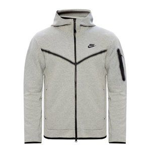 Nike Men's Tech Fleece Full Zip Grey Hooded Jacket CU4489-063 Multi Size